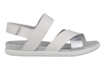 Ecco Samara White/Pure Silver Womens #color_white-multi-metallics